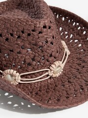 Friends Like These Chocolate Brown Western Hat - Image 5 of 5