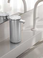 simplehuman Brushed Silver 266ml Rechargeable Sensor Soap Pump Dispenser - Image 1 of 7