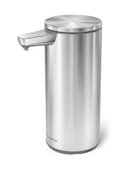 simplehuman Brushed Silver 266ml Rechargeable Sensor Soap Pump Dispenser - Image 2 of 7
