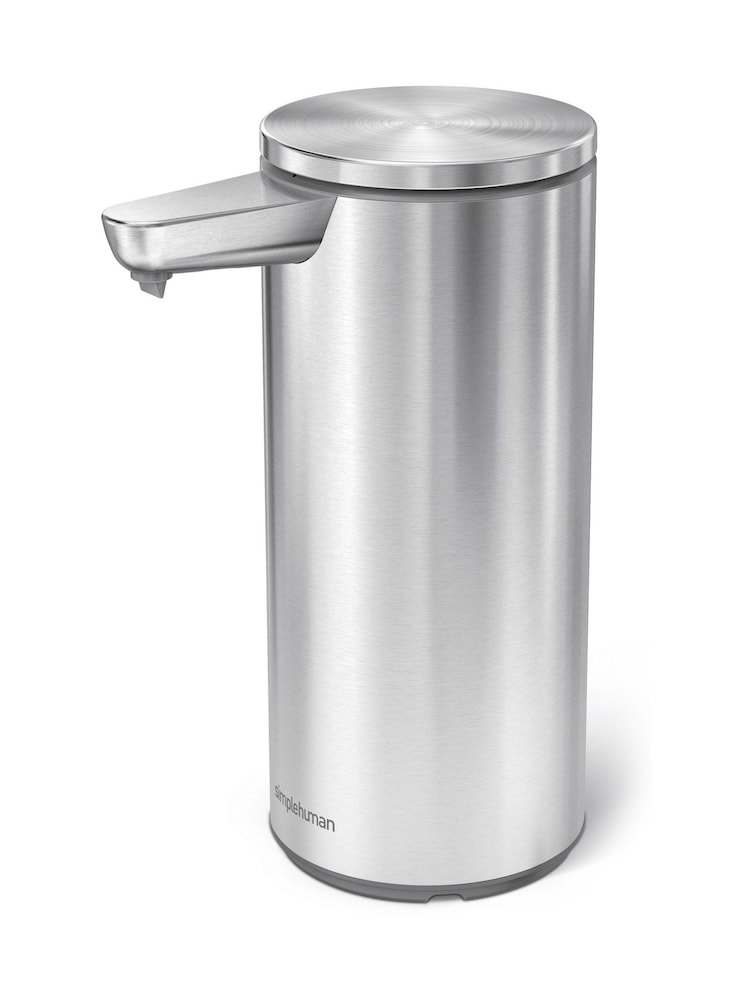 simplehuman Brushed Silver 266ml Rechargeable Sensor Soap Pump Dispenser - Image 2 of 7