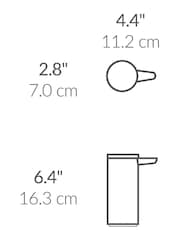 simplehuman Brushed Silver 266ml Rechargeable Sensor Soap Pump Dispenser - Image 3 of 7