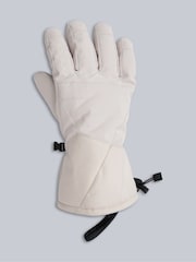 Animal White Glacier Herringbone Ski Gloves - Image 2 of 6