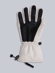 Animal White Glacier Herringbone Ski Gloves - Image 3 of 6