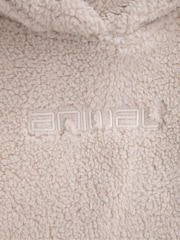 Animal White Fleece Hoodie - Image 8 of 8