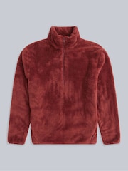 Röd - Fleece med dragkedja och Animal - Bild 1 av 5