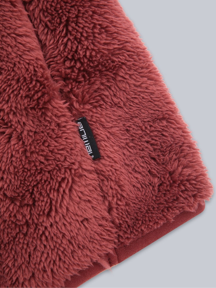 Animal Red Teddy Half Zip Fleece - Image 5 of 5 Animal Red Teddy Half Zip Fleece - Image 5 of 5