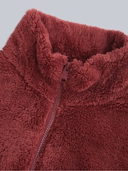 Animal Red Teddy Half Zip Fleece - Image 7 of 9