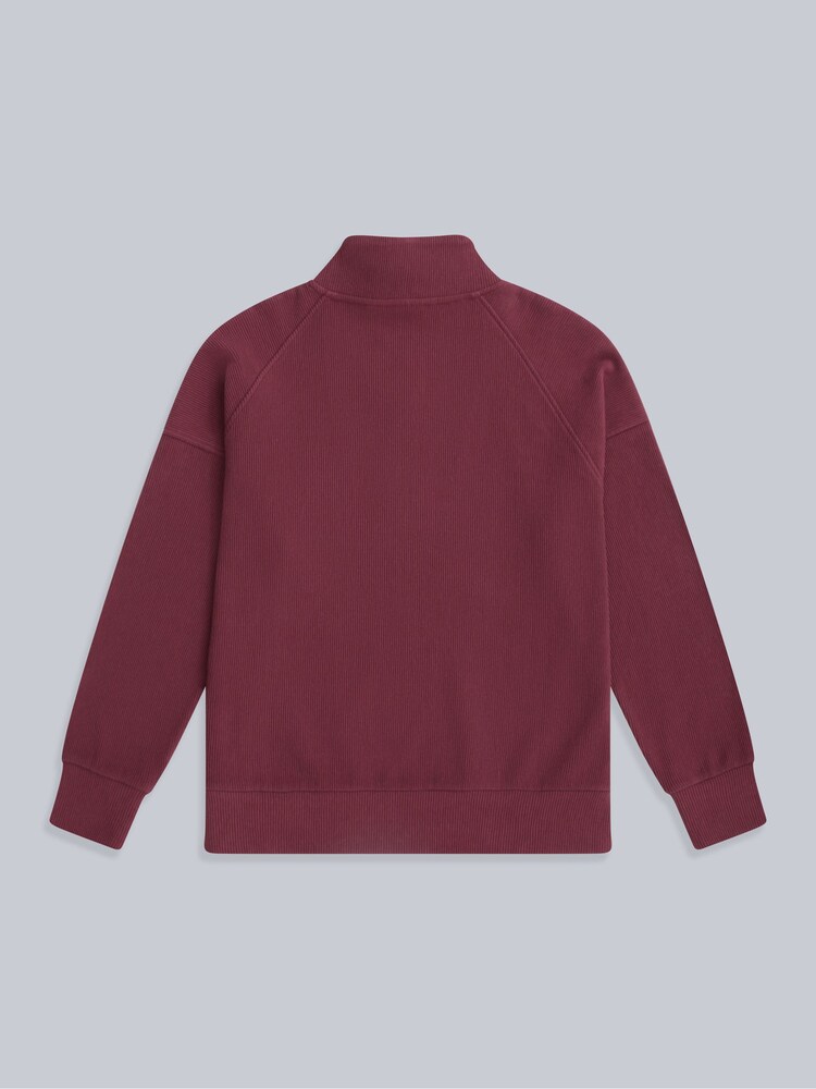 Animal Purple Ottoman Half Zip Sweatshirt - Image 2 of 5 Animal Purple Ottoman Half Zip Sweatshirt - Image 2 of 5