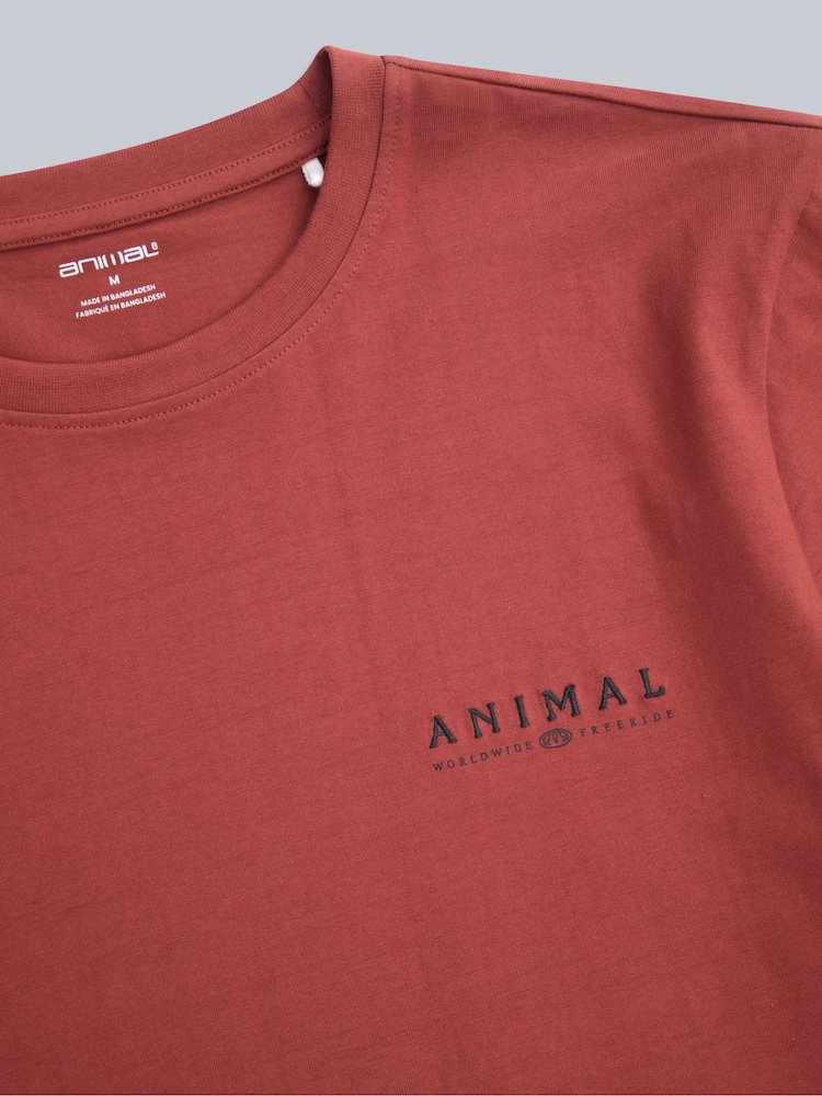 Animal Orange Chase Summer Relaxed T-Shirt - Image 5 of 5 Animal Orange Chase Summer Relaxed T-Shirt - Image 5 of 5