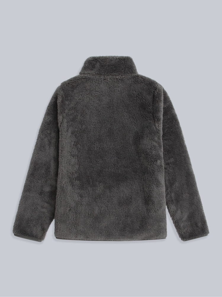 Grønn - Animal Teddy Fleece med glidelås - Bilde 2 av 5