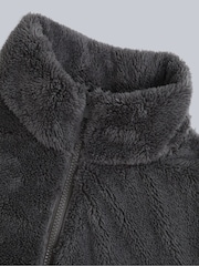 绿色 - Animal 泰迪半拉链抓绒衫 - 5的图像3｝