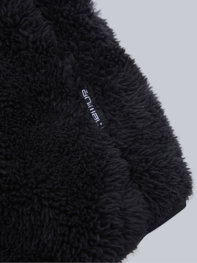 Animal Black Teddy Half Zip Fleece - Image 5 of 5 Animal Black Teddy Half Zip Fleece - Image 5 of 5
