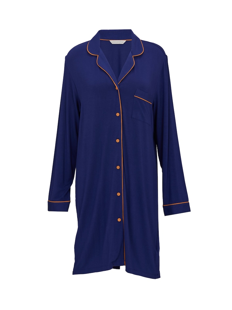 Cyberjammies Blue Revere Jersey Long Sleeve Nightshirt - Image 4 of 4 Cyberjammies Blue Revere Jersey Long Sleeve Nightshirt - Image 4 of 4