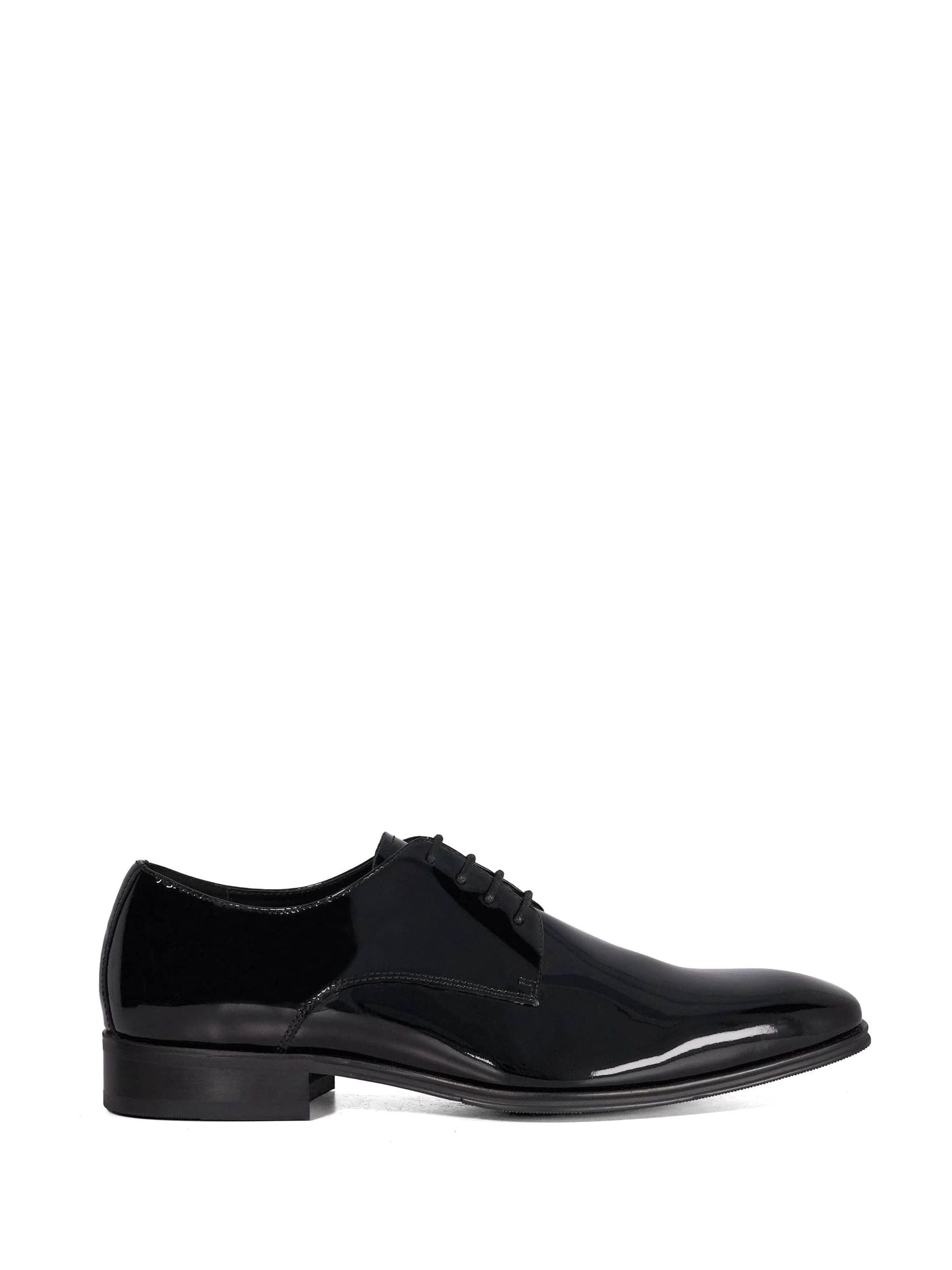 Buy Dune London Black Patent Standard Fit Leather Standard Fit