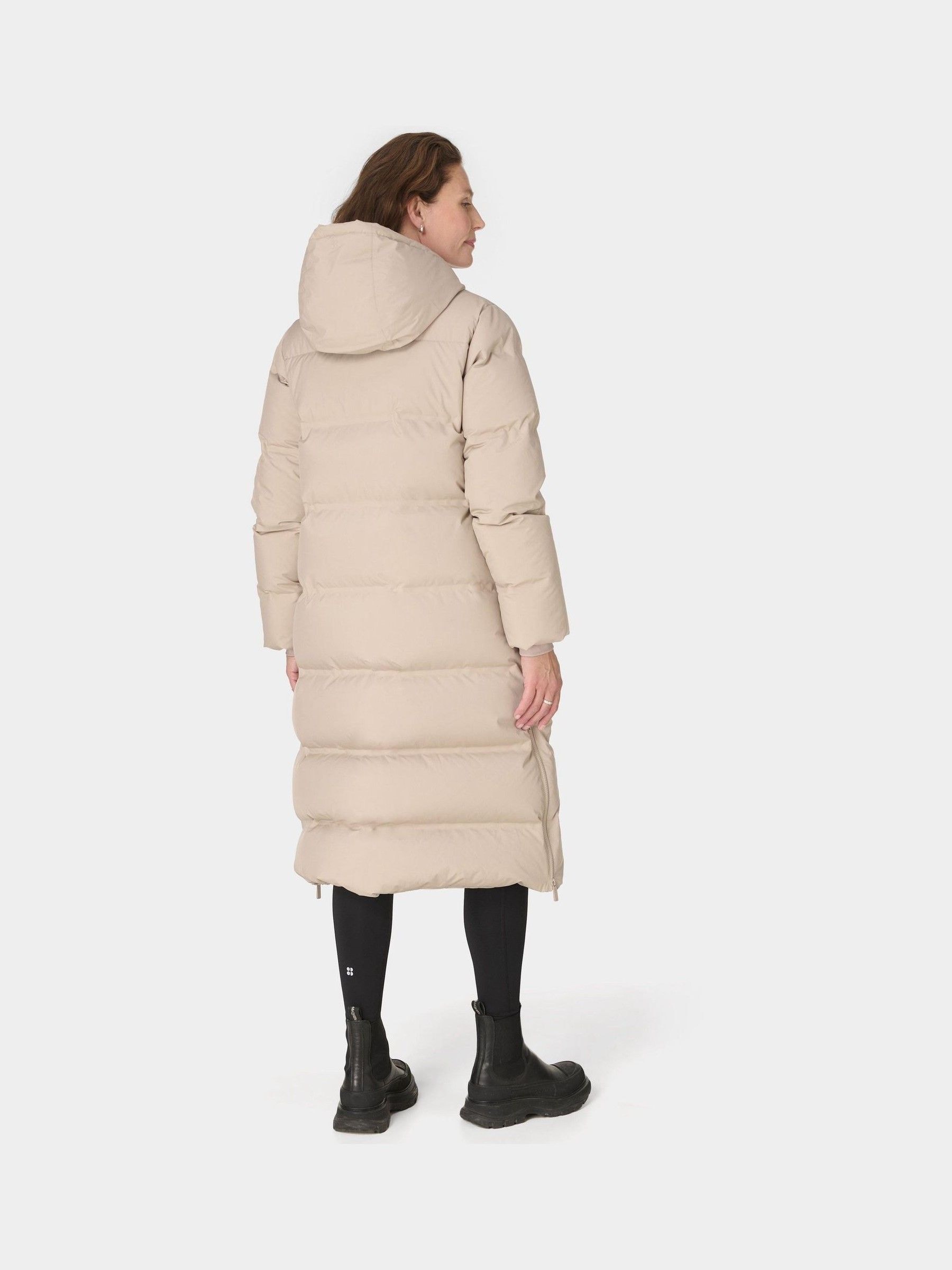 Buy Sweaty Betty Cream Nimbus Longline Waterproof Puffer from the