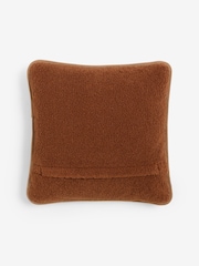 Orange 43 x 43cm Borg Pumpkin Cushion - Image 4 of 4