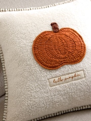 Crochet Pumpkin Slogan Cushion - 圖片 4/4