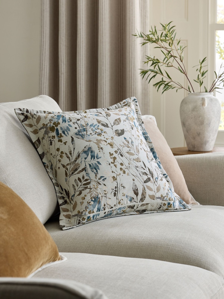 Jacquard Floral Reversable Cushion - 圖片 2/6