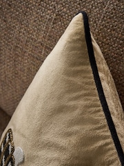 Monochrome 35 X 35cm Embellished Pumpkin Cushion - Image 3 of 5