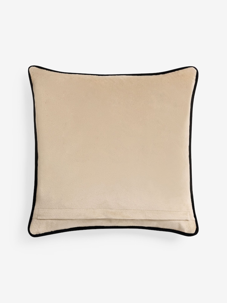 Monochrome 35 X 35cm Embellished Pumpkin Cushion - Image 5 of 5 Monochrome 35 X 35cm Embellished Pumpkin Cushion - Image 5 of 5