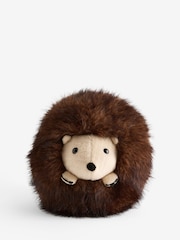 Natural Faux Fur Autumn Hedgehog Doorstop - Image 3 of 4