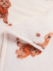 Natural Autumnal Charlie The Cockapoo Fleece Throw - Image 3 of 3