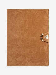 Brown Hooded Hamish Throw - Image 1 of 1