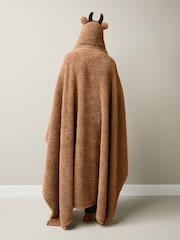 Brown Medium Hooded Hamish Throw - Image 4 of 5