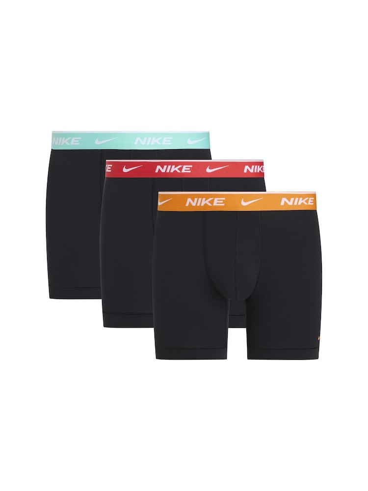 Nike Black Chrome Boxer Briefs 3 Pack - Image 1 of 1