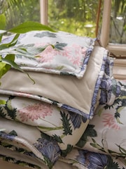 Mid Natural Kew Collection Floral Bedspread - Image 5 of 7