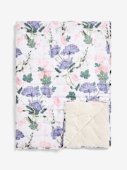 Mid Natural Kew Collection Floral Bedspread - Image 7 of 7