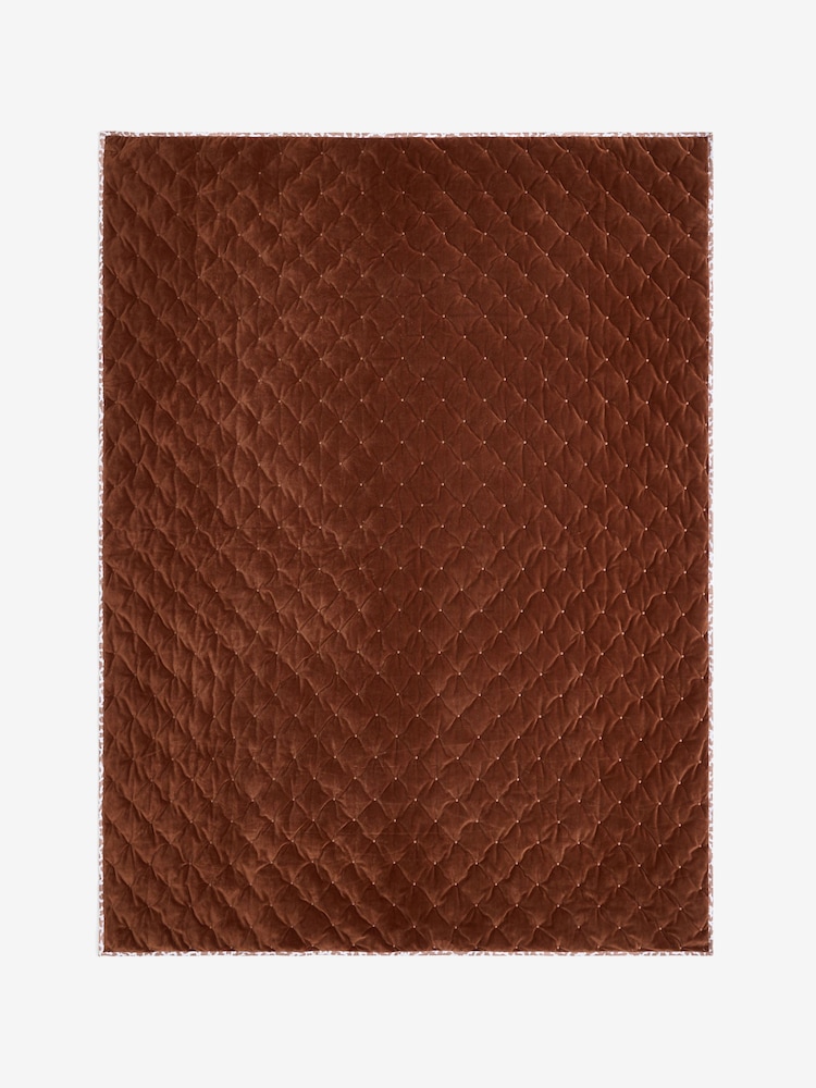 Orange Autumn Leaf Bedspread - Image 1 of 3 Orange Autumn Leaf Bedspread - Image 1 of 3