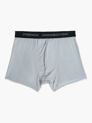 French Connection Grey Luxury Stretch Boxers 3-Pack - Image 2 of 4