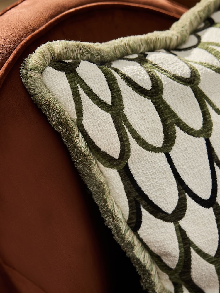 Green Abstract Green Cushion - Image 2 of 4 Green Abstract Green Cushion - Image 2 of 4