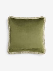 Green Abstract Green Cushion - Image 4 of 4