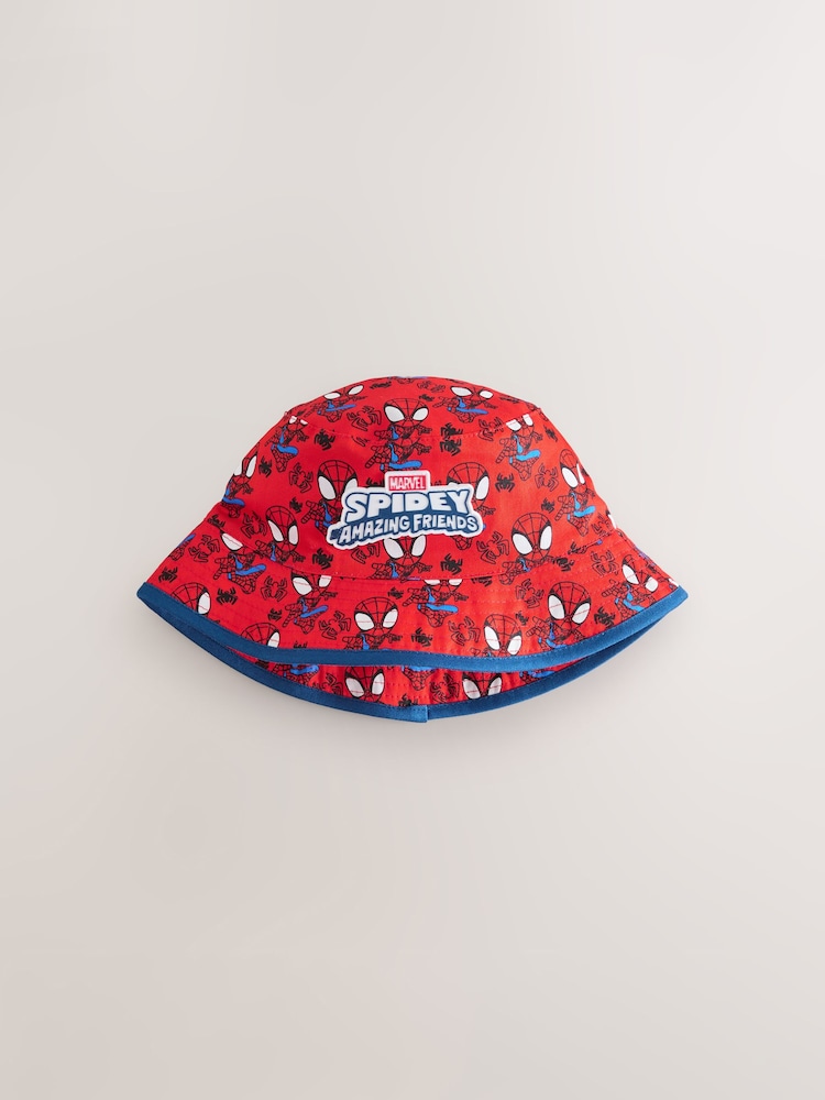 Red/Navy Blue Spidey and His Amazing Friends Buckey Hat (1-10yrs) - Image 1 of 3