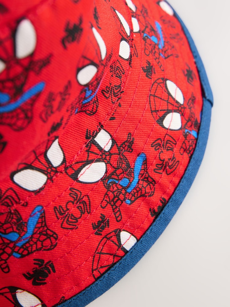 Red/Navy Blue Spidey and His Amazing Friends Buckey Hat (1-10yrs) - Image 2 of 3