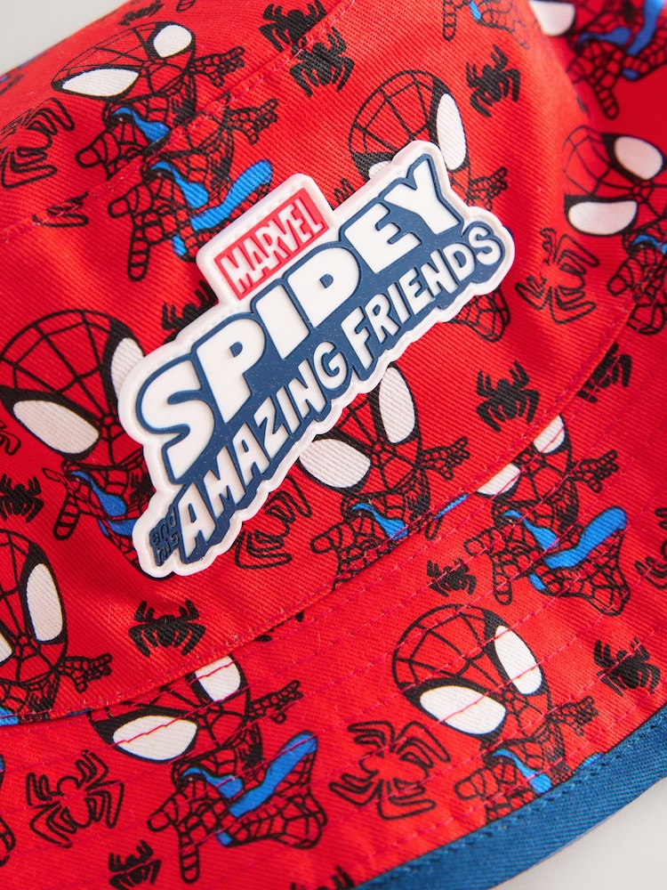 Red/Navy Blue Spidey and His Amazing Friends Buckey Hat (1-10yrs) - Image 3 of 3