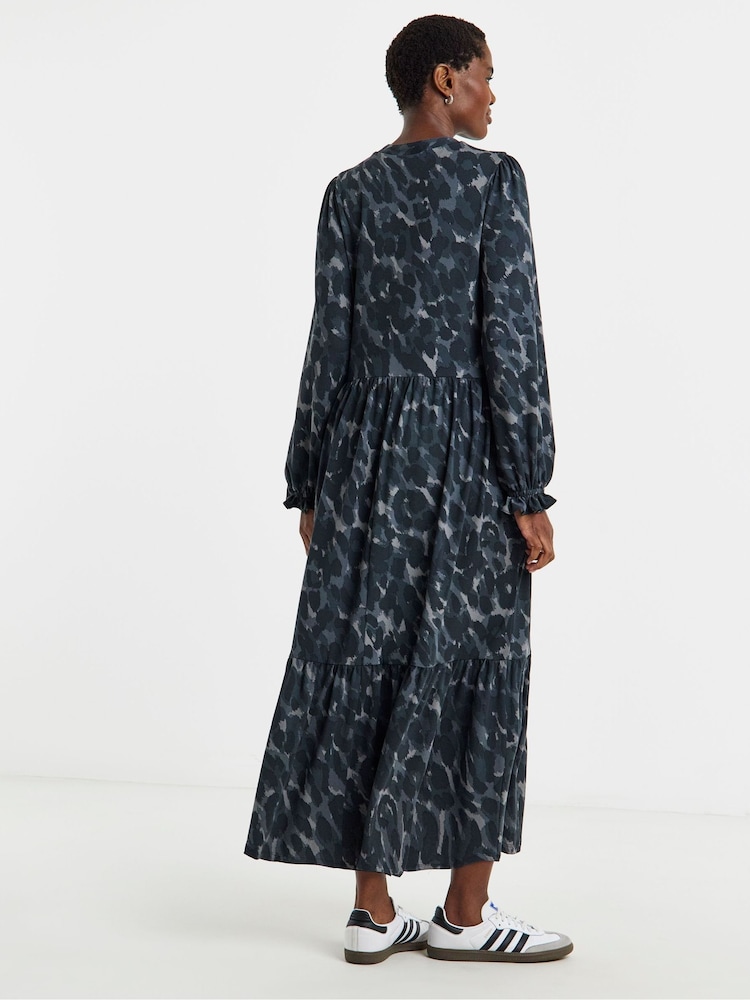 JD Williams Soft Touch Long Sleeve Notch Neck Dress - Imagen 2 de 4 JD Williams Soft Touch Long Sleeve Notch Neck Dress - Imagen 2 de 4