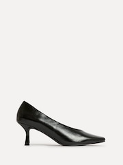 Linzi Black Delaney Square Toe Court Heels - Image 2 of 6