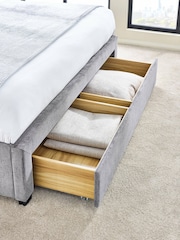 Julian Bowen Grey Mayfair Storage Bed - Image 11 of 13