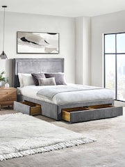 Julian Bowen Grey Mayfair Storage Bed - Image 2 of 13