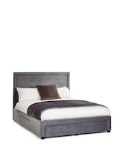 Julian Bowen Grey Mayfair Storage Bed - Image 3 of 13