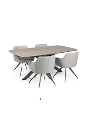 Julian Bowen Ivory Noah Dining Chair - Image 14 of 16