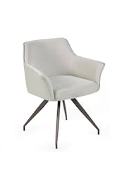 Julian Bowen Ivory Noah Dining Chair - Image 2 of 16