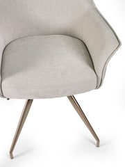 Julian Bowen Ivory Noah Dining Chair - Image 8 of 16