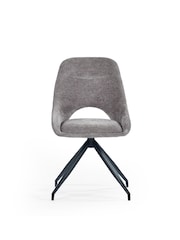 Julian Bowen Set of 2 Grey Jonah Dining Chairs - Image 4 of 11