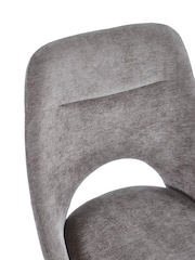 Julian Bowen Set of 2 Grey Jonah Dining Chairs - Image 6 of 11