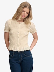 Superdry Smocked Blouse - Imagen 4 de 4