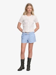 Balta - Superdry raukta palaidinė - 6 paveikslėlis iš 8